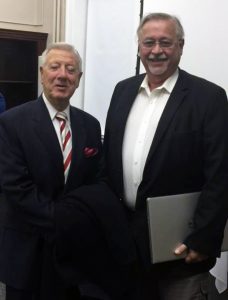 Bill Baldini and Dr. James Conroy