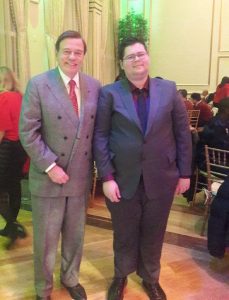 Robert Stack and Damian Schuler at Community Options’ Holiday Party