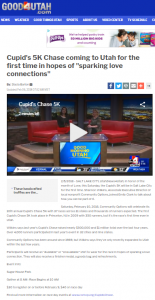 Shannon Wilkins joined Good Morning Utah to discuss the first-ever Cupid's Chase 5K in Salt Lake City.