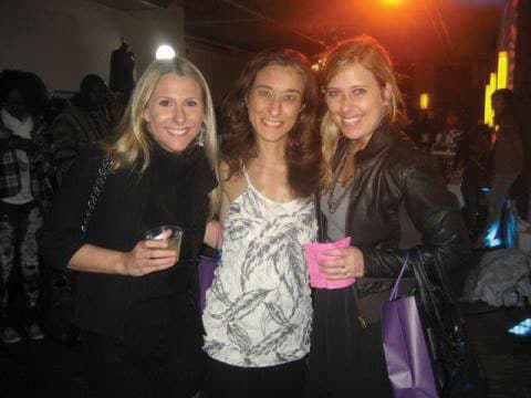 Lindsay, Gabby and Brooke of Community Options of New York City at the Tribeca Retail Club Event.