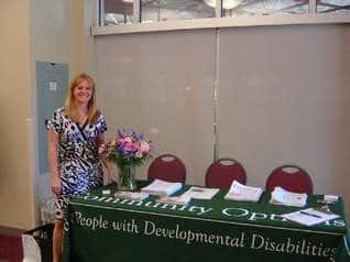 Eileen Johnson, Recruiter of Community Options at Career Day