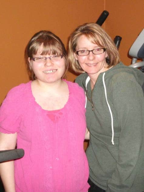 Cait with her mother, Mary