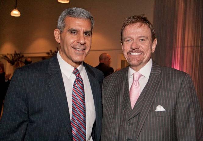 Senator Joseph Kyrillos and Robert Stack