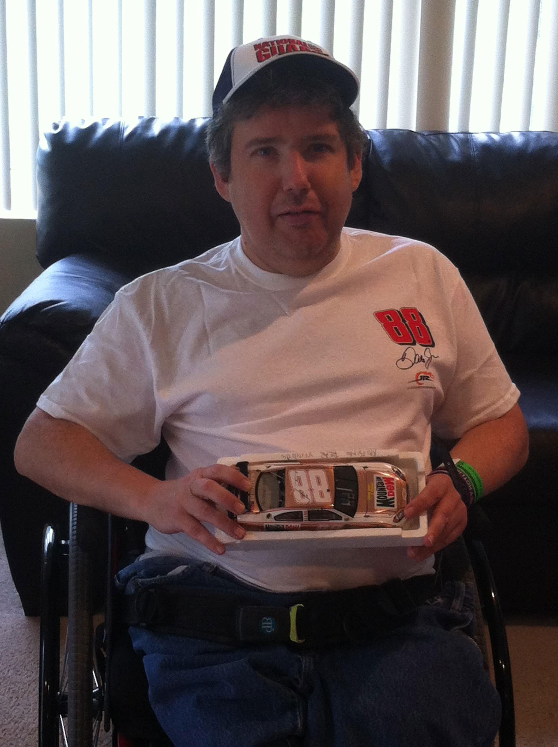 Tom Burdick, a member of the Community Options family will get to meet his favorite NASCAR racecar driver Jimmie Johnson