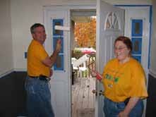 Community Options, Inc. and Bristol Myers Squibb teamed up to kick off The Days of Caring. Volunteers from both companies spent the day working on the interior and exterior of the Windybush group home in Ewing, NJ.