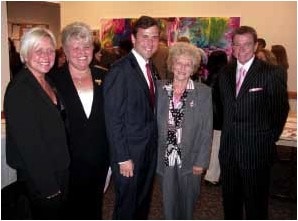 October 11, 2006 - Robin Turner Danielle’s aunt, Diane Gruskowski Danielle’s mother, Senator Thomas Kean, Jr – a Prime Sponsor of Danielle’s Law, Grandmother and Robert Stack.