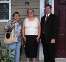 Maxine Blumenthal, Deputy Mayor of Barnegat, NJ, Nancy Seiler and Mayor Thomas E. Hartmen Jr.