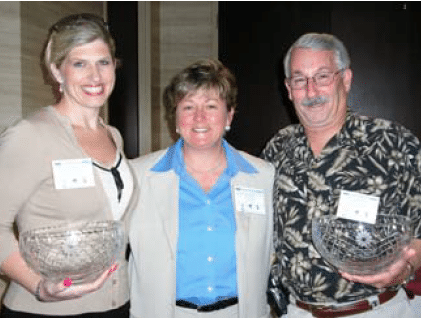 Amanda Dermid, Karen Hensely and Don Weidknecht at the What Works Conference.