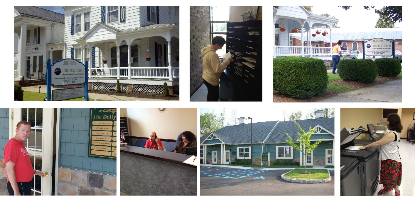 The Daily Plan It is a complete office, conference and copy center that offers beautifully furnished office rental space or virtual tenancy to a variety of businesses. 