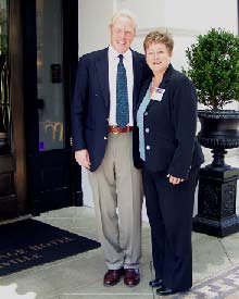 Keynote speaker Timothy Carden, Trustee, Community Options Inc. with Karen Hensley, Regional Vice President for Kentucky, South Carolina, & Tennessee