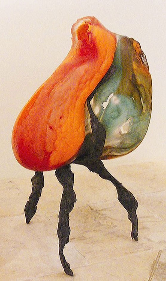 Patrick Morrissey: Fire & Ice, 2015, blown glass and steel
