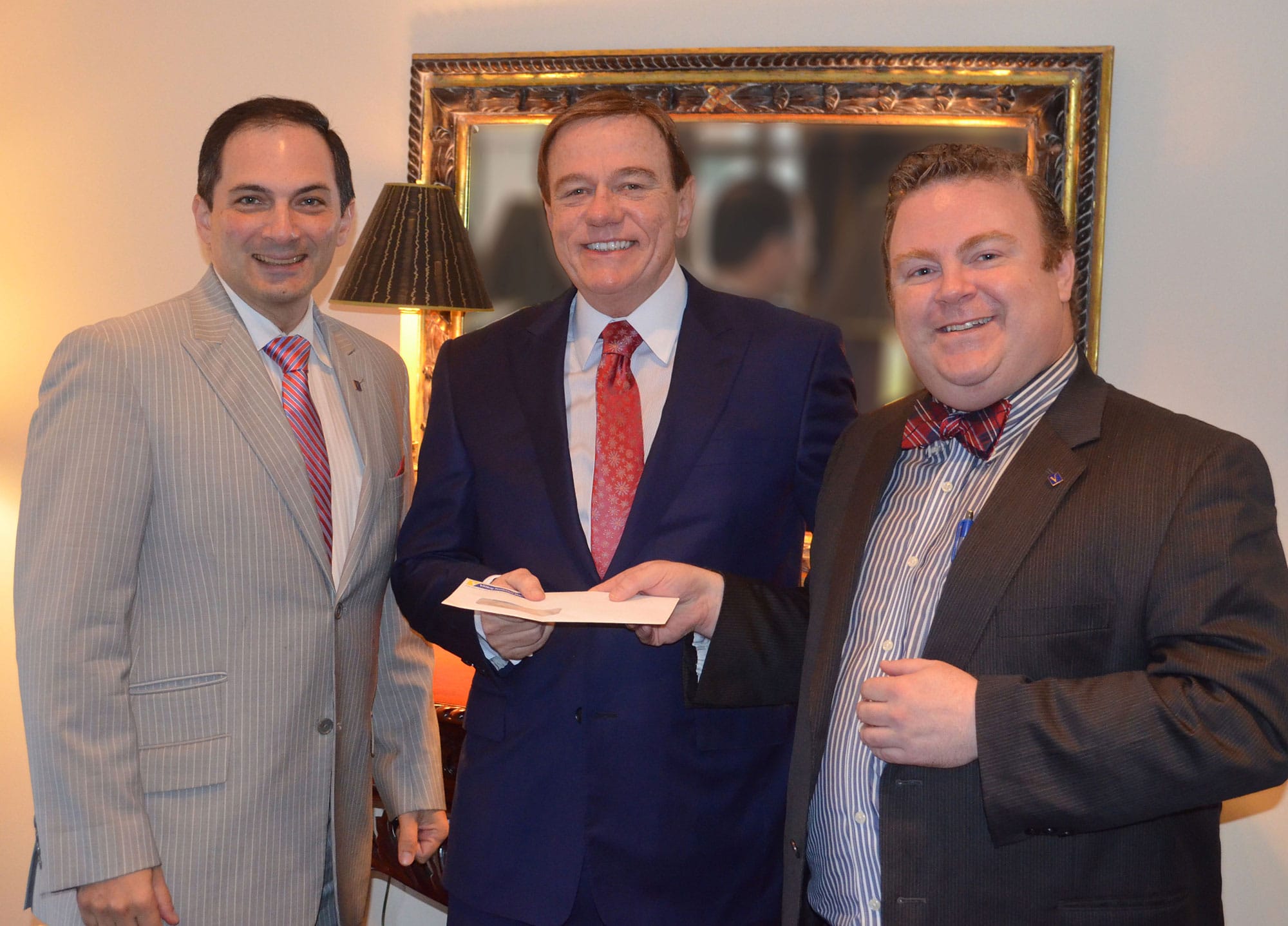 From L to R: Steve Vitale, First VP and Team Leader of Commercial Banking of Valley National Bank; Robert Stack, President and CEO of Community Options, Inc.; Steve Bearse, VP and Territory Sales Manager of Valley National Bank.