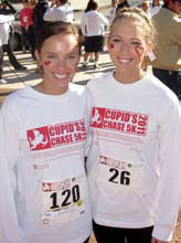 Over 10,000 people participate in the 2011 Cupid’s Chase 5K Run
