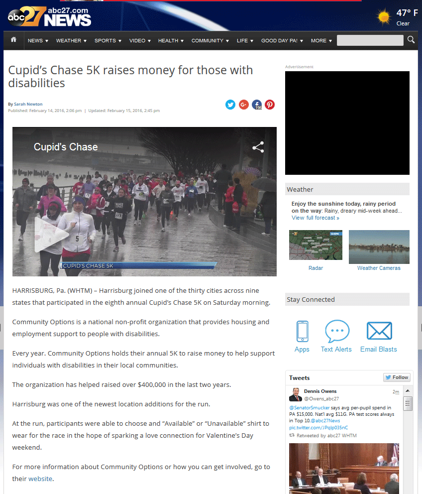 Cupid’s Chase 5K raises money for those with disabilities