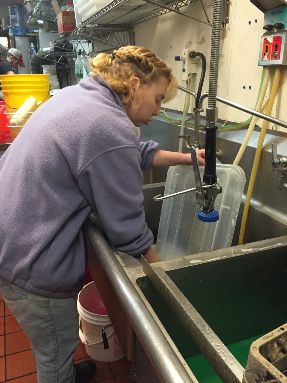 Amanda Washing Dishes