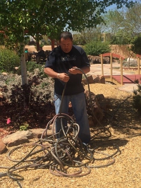 Steven Untangling A Hose