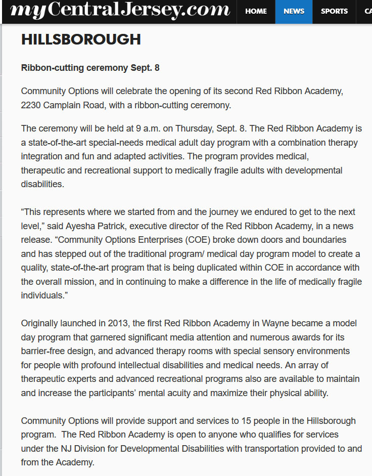 What’s happening in HILLSBOROUGH: Ribbon-cutting ceremony Sept. 8