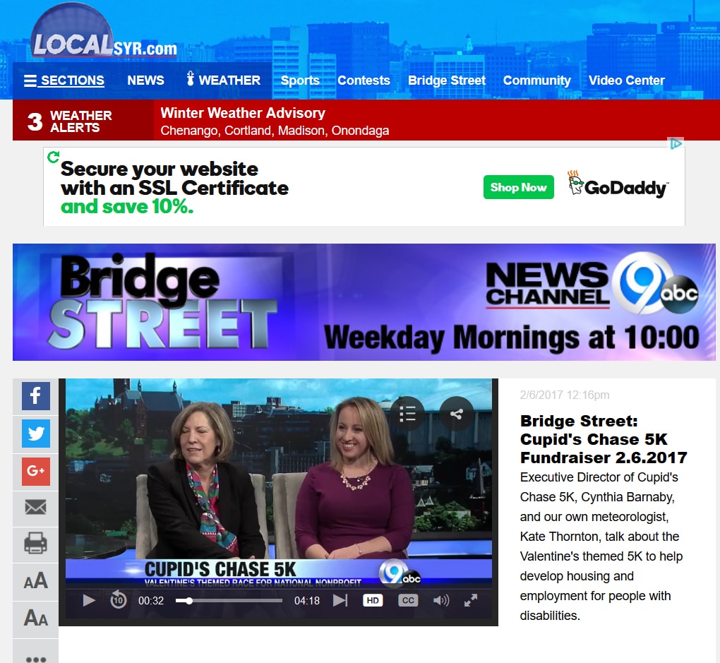 Bridge Street: Cupid's Chase 5K Fundraiser