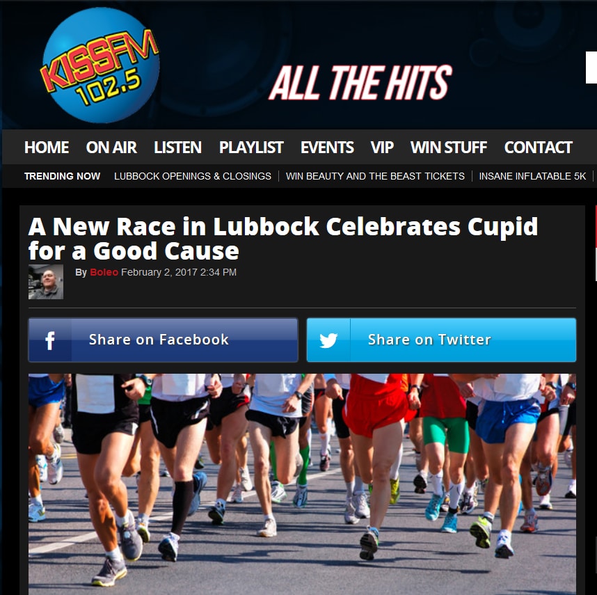 A New Race in Lubbock Celebrates Cupid for a Good Cause