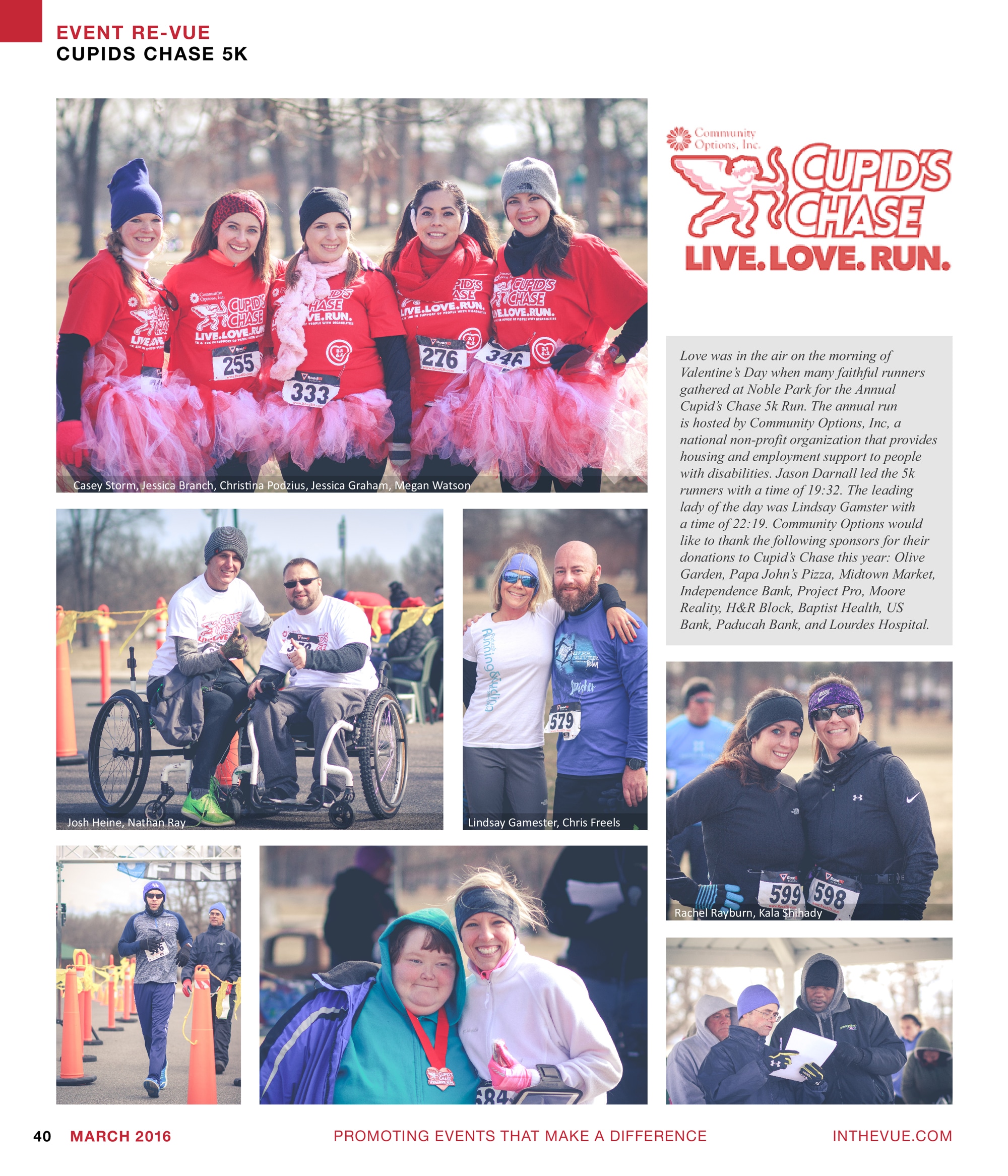 Casey Storm, Jessica Branch, Christna Podzius, Jessica Graham, Megan Watson, Josh Heine, Nathan Ray, Lindsay Gamester, Chris Freels, Rachel Rayburn, Kala Shihady