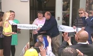 A ribbon cutting for new office expanding in Allentown, PA. 