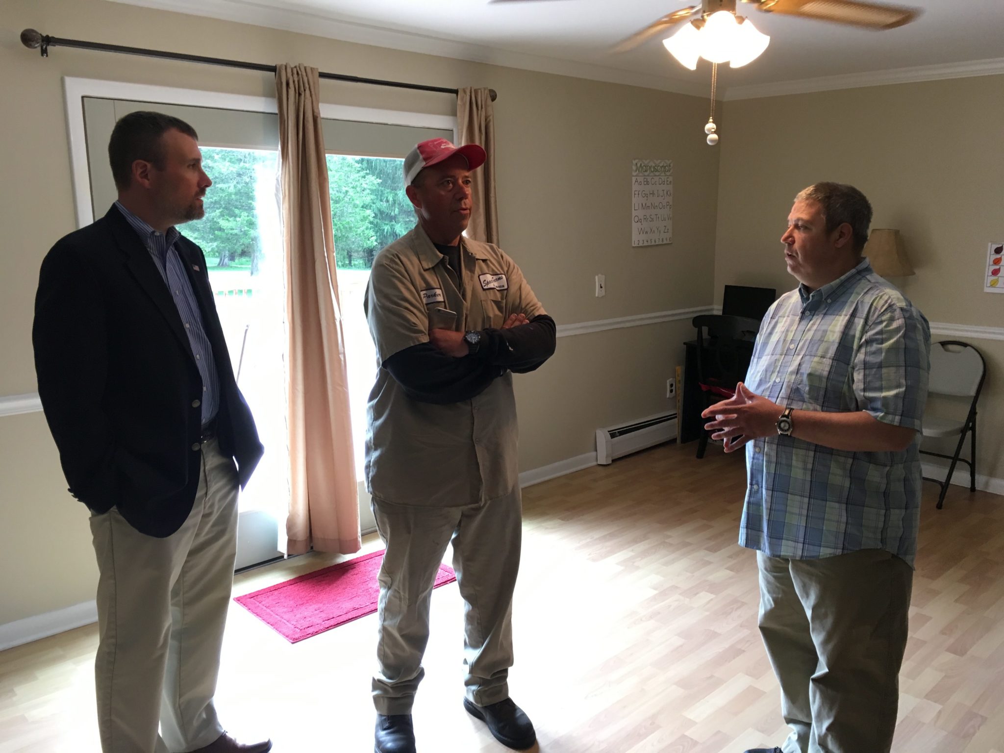 Assemblyman Parker Space visits home for individuals with developmental disabilities