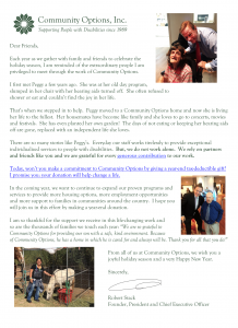 Holiday Letter