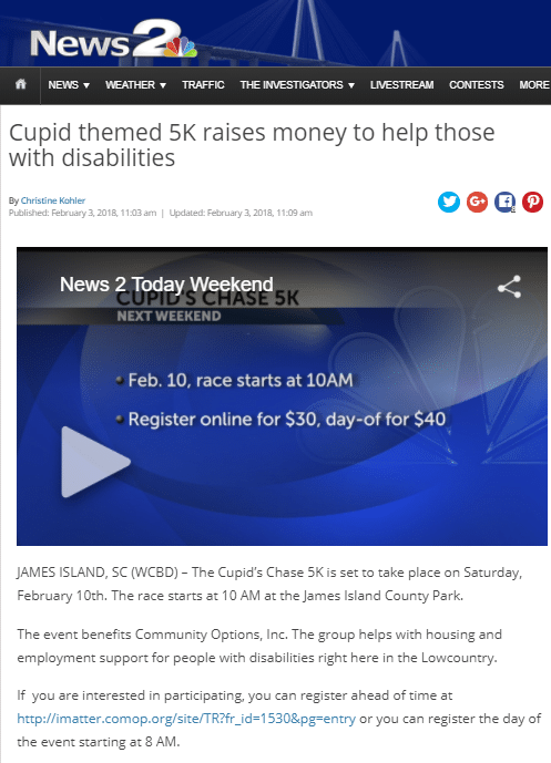 Alan Rose joins Midday to discuss the upcoming Cupid's Chase 5K in Charleston, SC.
