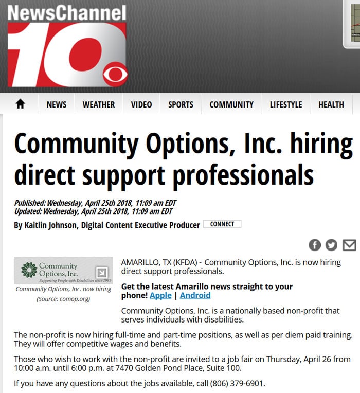 AMARILLO, TX (KFDA) News Channel 10