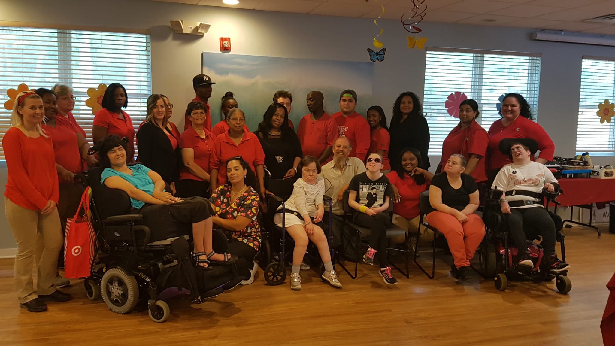Employees and individuals of Community Options collaborated with employees of Voiceitt to implement their new speech app, Talkitt, into Red Ribbon Academy's daily program.