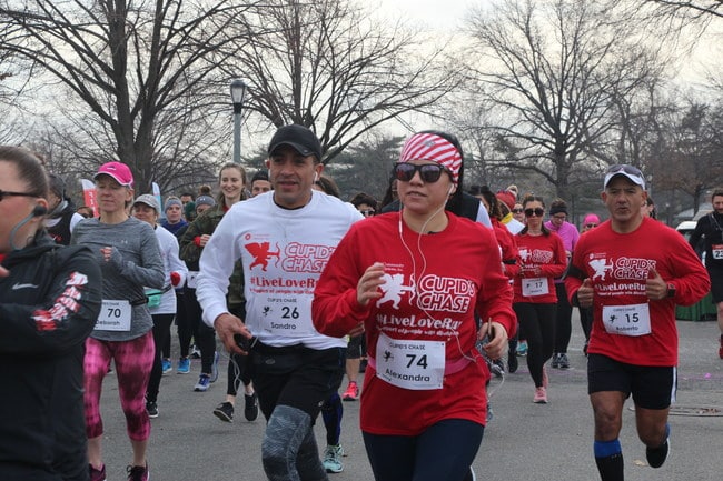 Thousands of runners in more than 40 cities across the United States participated in last year's Cupid's Chase 5K Charity run to raise money and awareness for adults with disabilities.