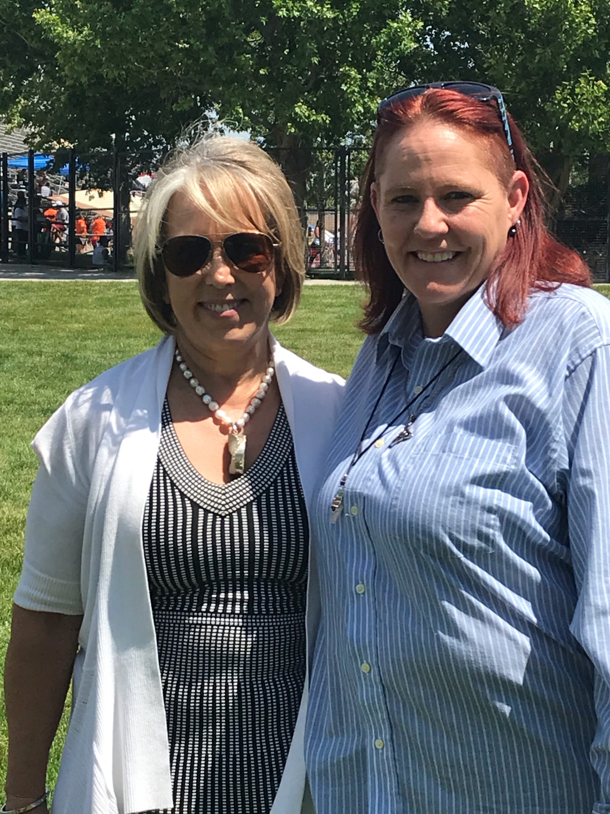 Kaydee Conticelli, Executive Director for Community Options, met with Michelle Lujan Grisham, Governor of New Mexico, to talk about the reduction of the waiting list for people with developmental disabilities in that state.