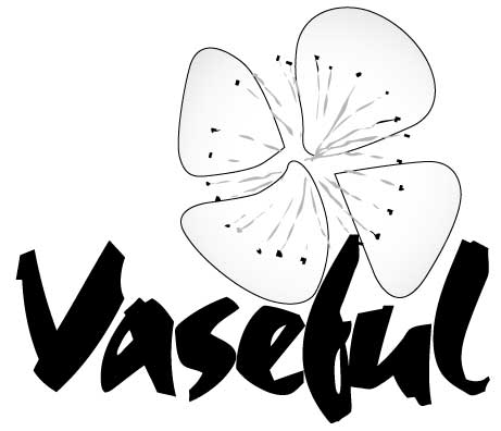 Vaseful Logo black/white