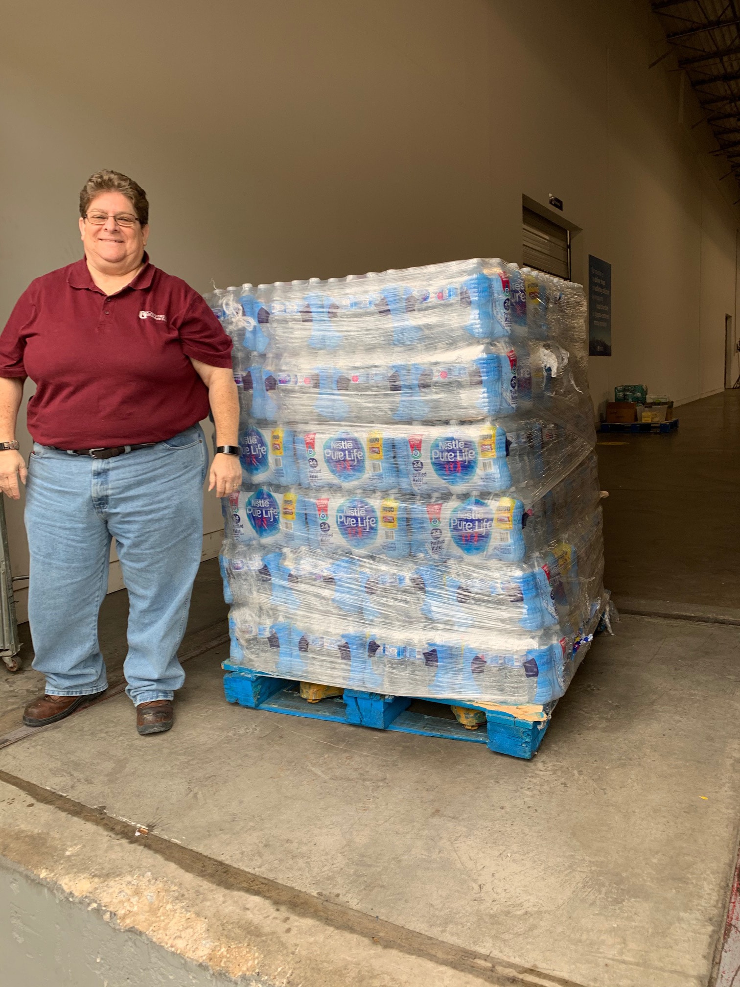 Children's Hunger Fund donated water in Dallas