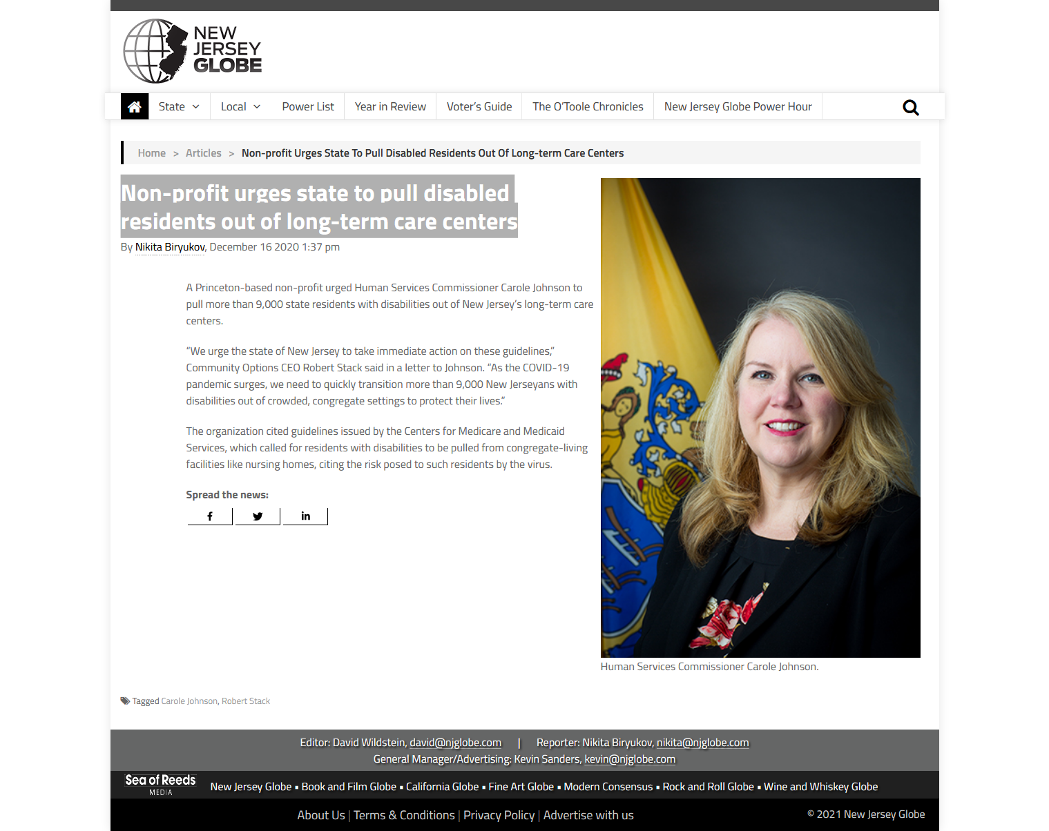 Non-profit urges state to pull residents who are disabled out of long-term care centers