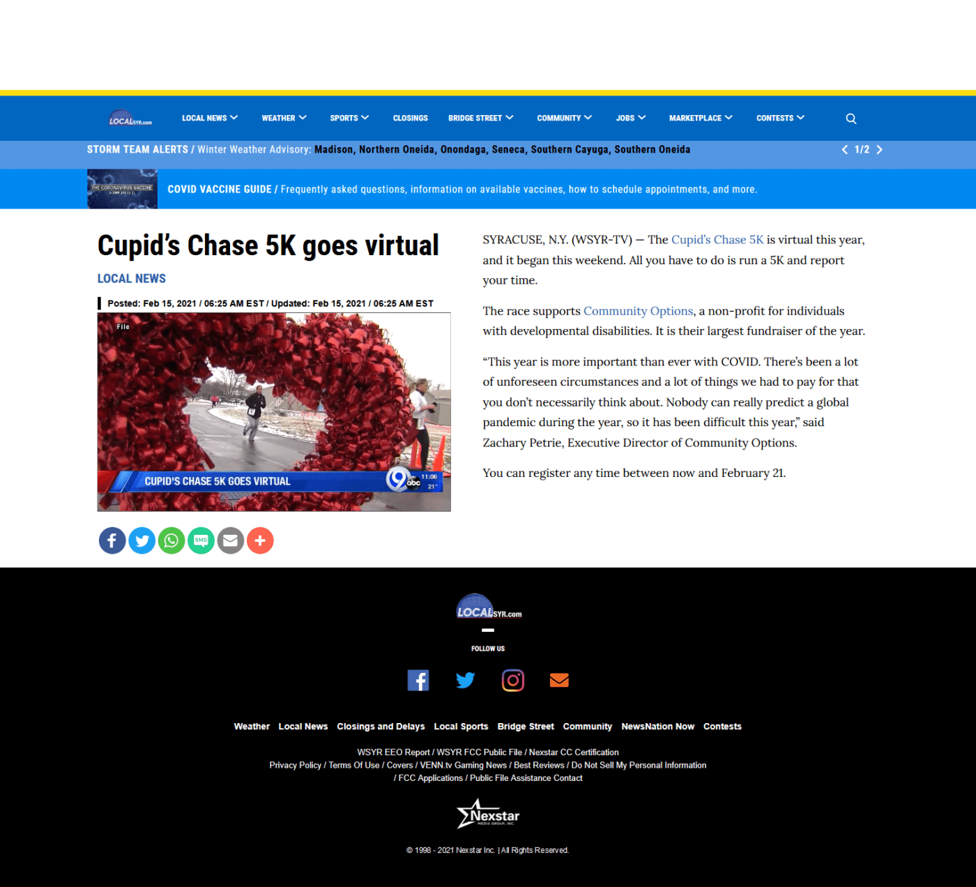 Cupid’s Chase 5K goes virtual