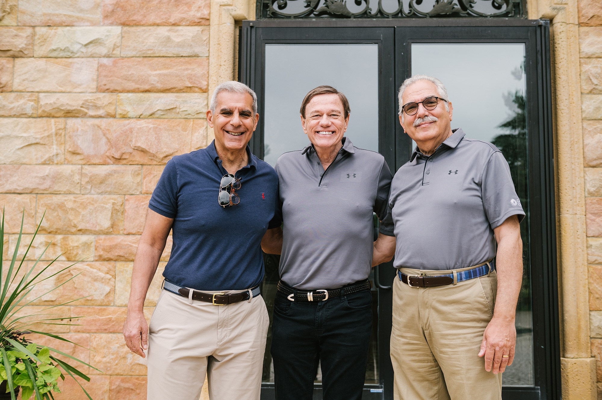Community Options' President & CEO, Robert Stack, with Senator Joe Kyrillos and Community Options Enterprises' Chairman, Philip Lian, at the annual iMatter Spring Golf Classic in support of people with disabilities.