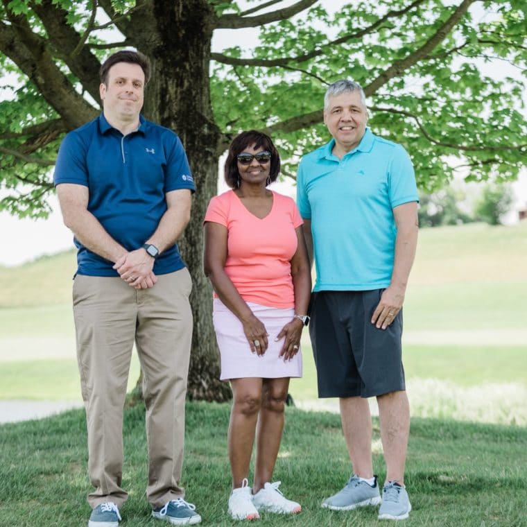 Jason Tahaney, Dorothy Goodwin, and James Graham