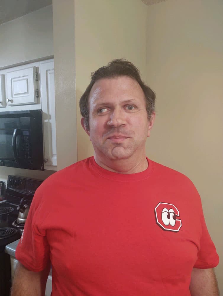 Jason is proud to show off his Lookouts uniform