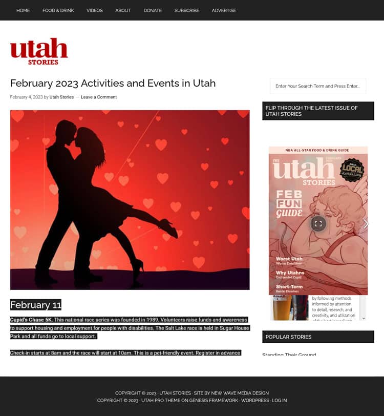 February 2023 Activities and Events in Utah - utahstories.com
