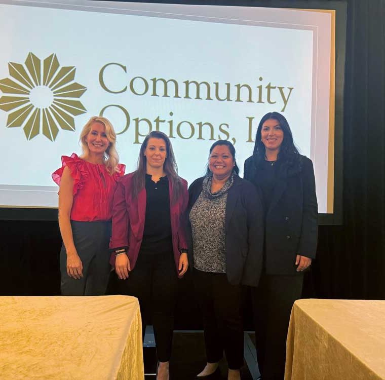 Community Options hosted its Positive Options Summit on January 23-24, 2024 at The Hermitage Hotel in Nashville, TN. Thank you to our incredible Positive Options panel for their "Transforming Lives Through Community Options" session at the Positive Options Summit. Your insights and positivity lit up the room!