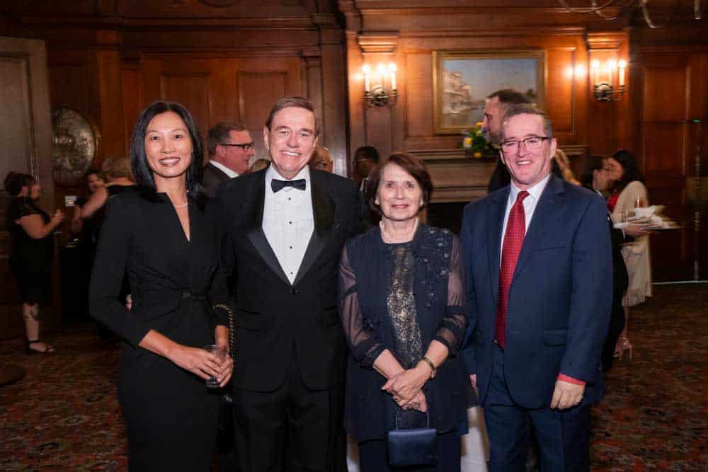 Nikki Stack, Robert Stack, President & CEO Community Options, Madeleine Will, Trustee, & James Buckley, Treasurer. Community Options Celebrated 35 years of Service on Friday, October 20th, 2023 at the Union League of Philadelphia.