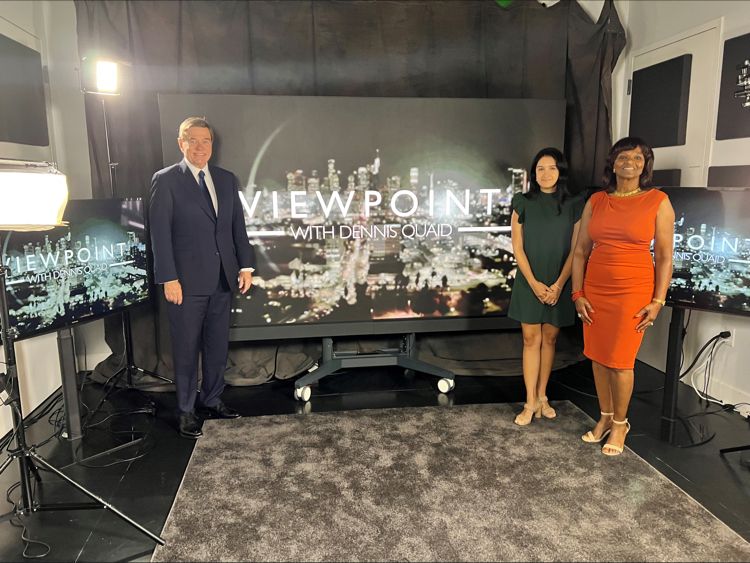 Community Options was in Florida today taping an episode for the Viewpoint Project with Dennis Quaid. President and CEO Robert Stack was joined by Chair Dorothy Goodwin and Regional Director Samantha Cutler.