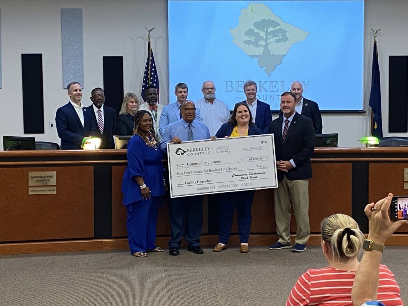 Alan Rose and Lindsey Daniel had the pleasure of attending the Berkeley County Council meeting