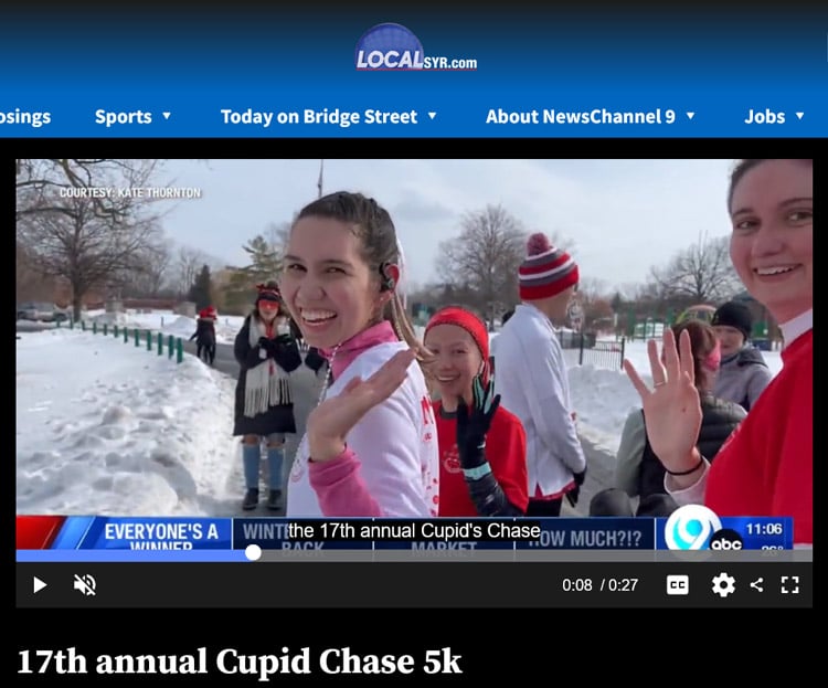 17th annual 2025 Cupid Chase 5k Onondaga Lake Park - localsyr.com