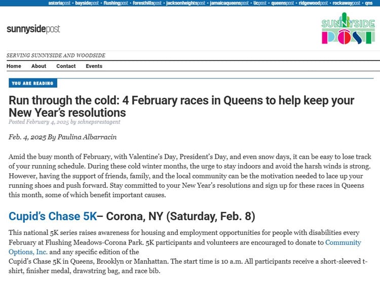 Run through the cold: 4 February 2025 races in Queens to help keep your New Year’s resolutions - sunnysidepost.com