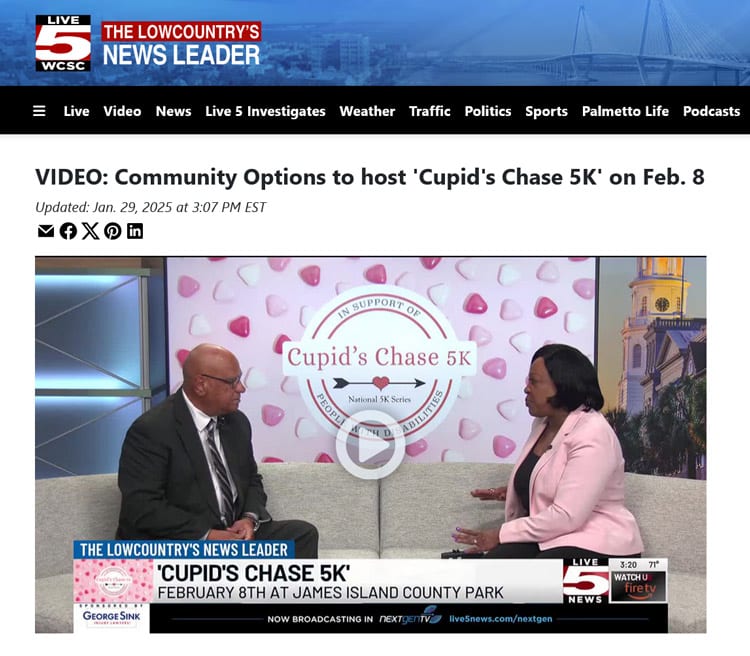 VIDEO: Community Options to host 'Cupid's Chase 5K' on Feb. 8 - live5news.com