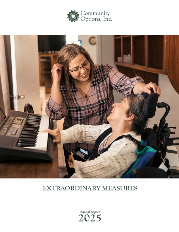 Community Options Annual Report Cover 2025