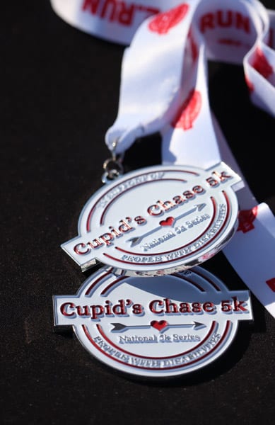 Cupid'c Chase 5k participation badge