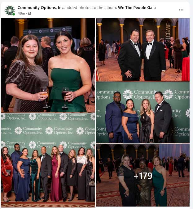 Facebook album preview Community Options' We the People Gala on October 21, 2025 at the National Building Museum in Washington, DC.
